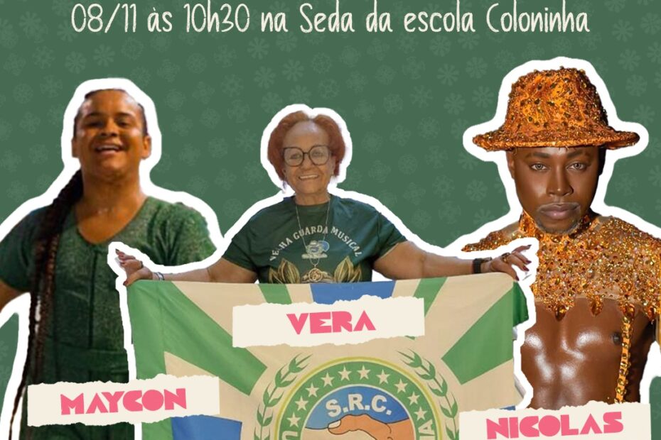 Oficina de samba no pé na Coloninha, como parte da Virada Cultural Antonieta de Barros